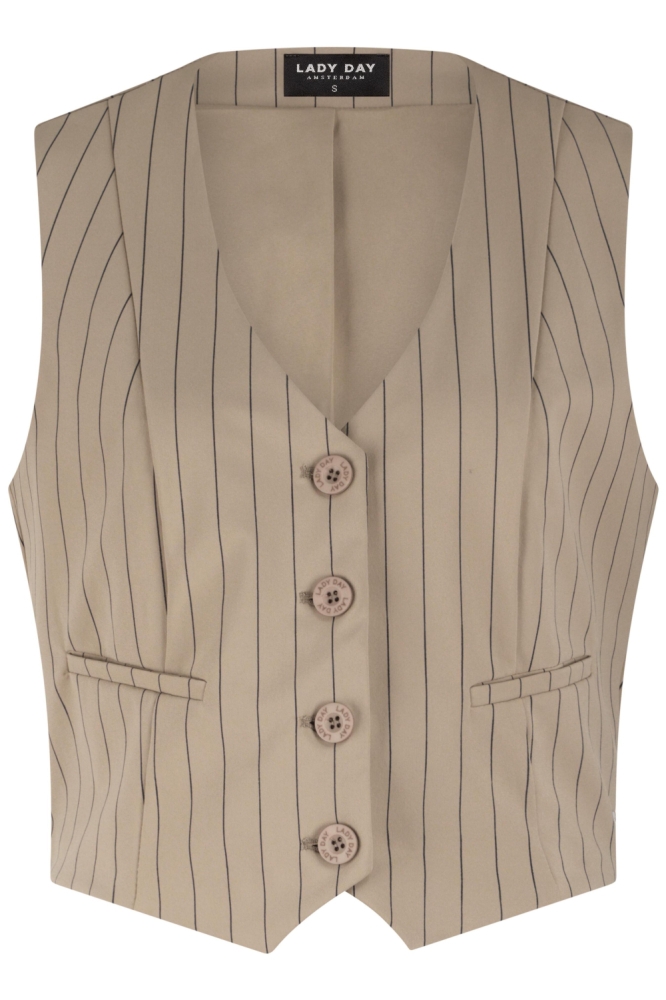 VIVIENNE GILET L46 480 2734 KAITLYN STRIPE